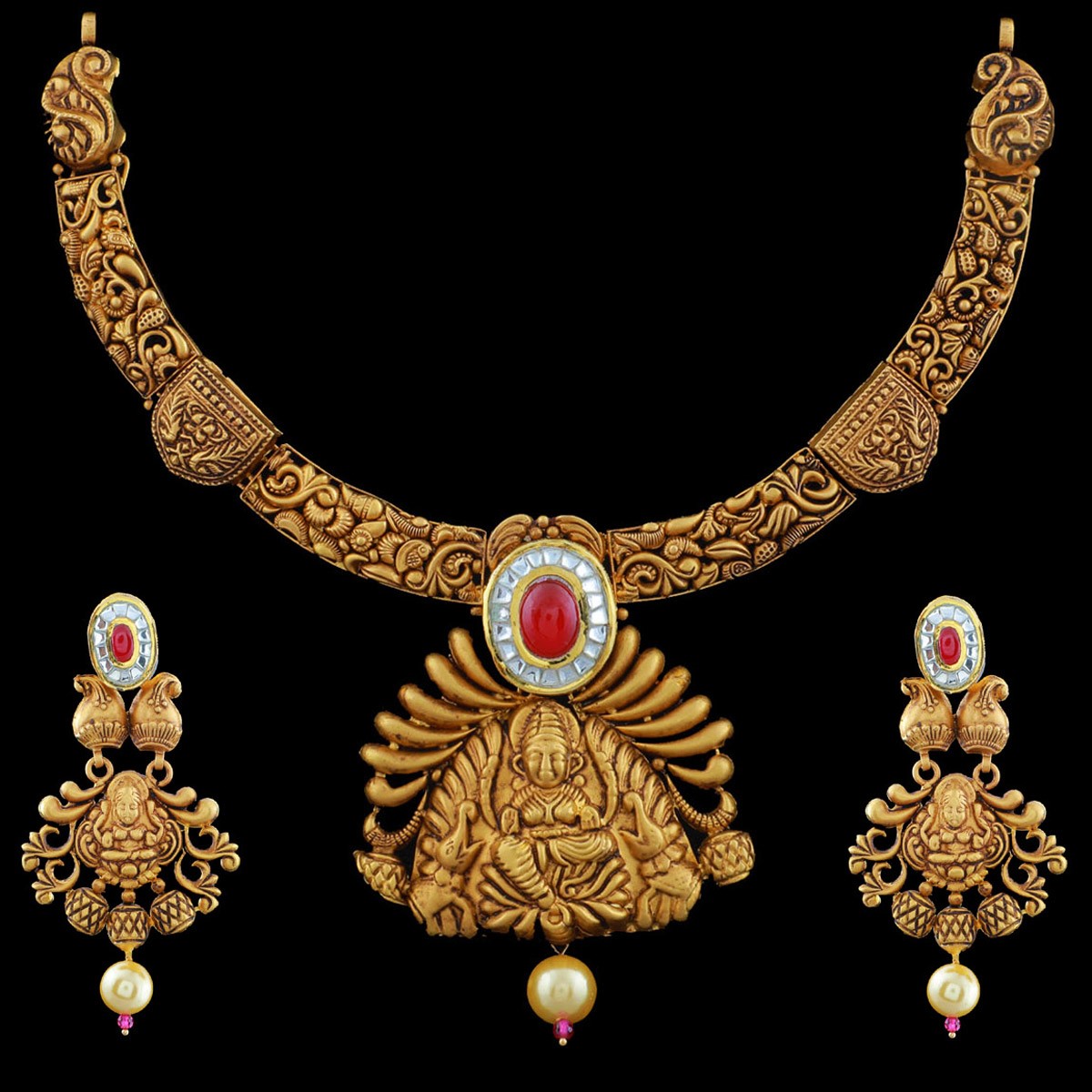 TEMPLE JEWELLERY NECKLACE