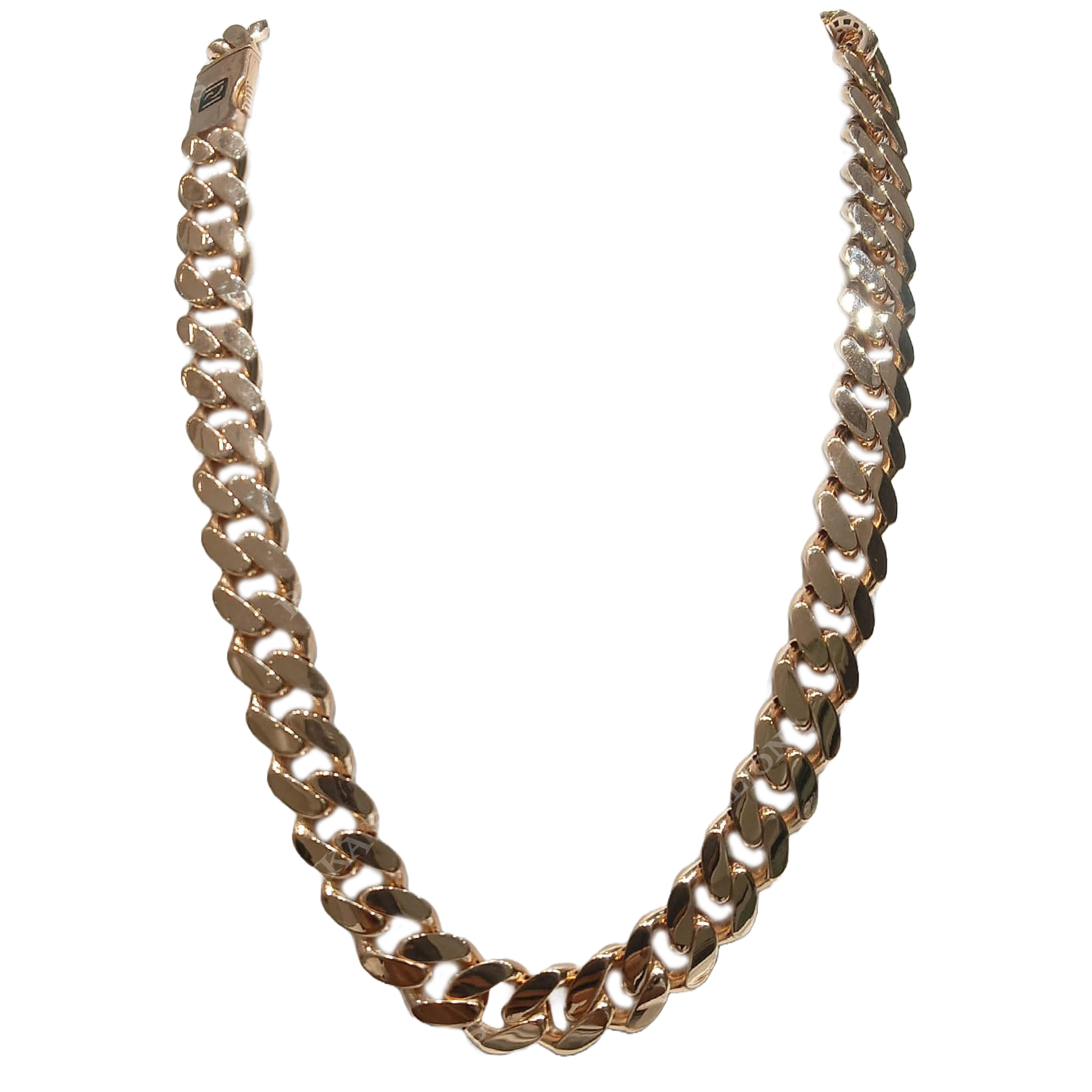 Guinea 18k Gold Men's Cuban Chains