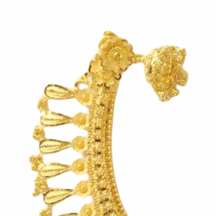 GUINEA 22k GOLD DESIGNER NECKLACE SET