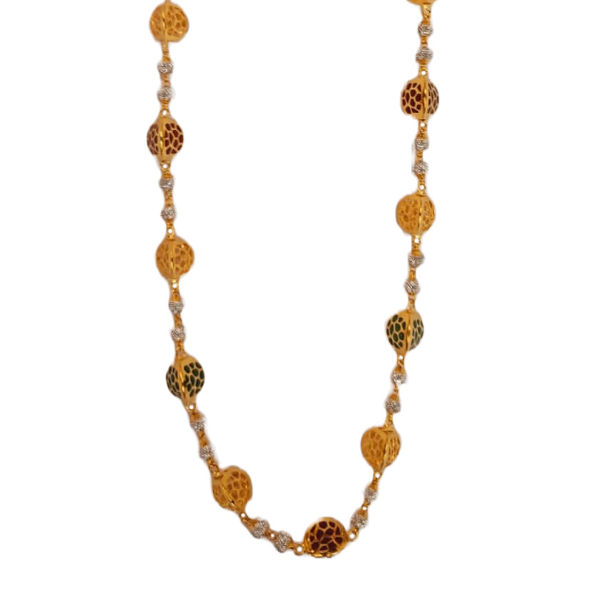 Guinea 22k Light Weight Gold Necklace Set