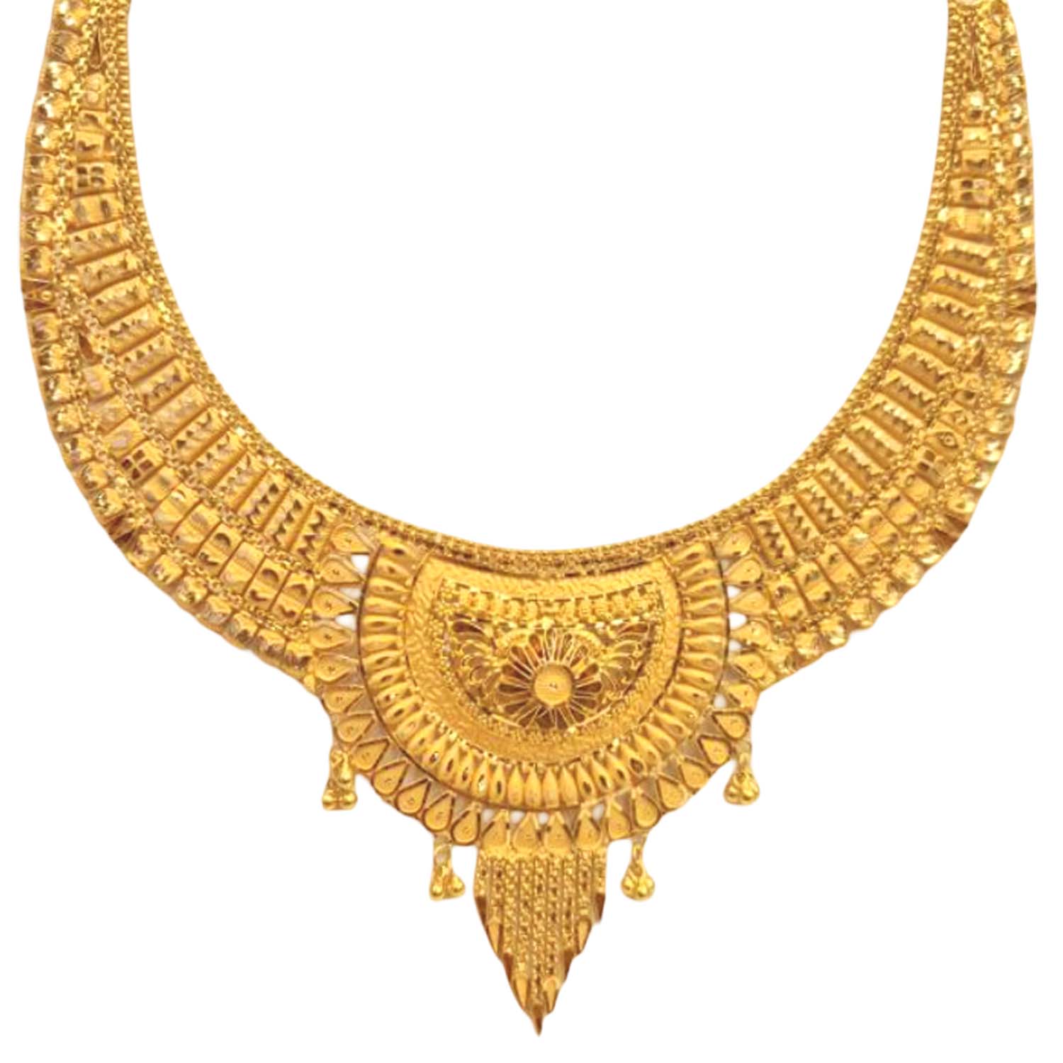 GUINEA 22k GOLD TRADITIONAL NECKLACE SET