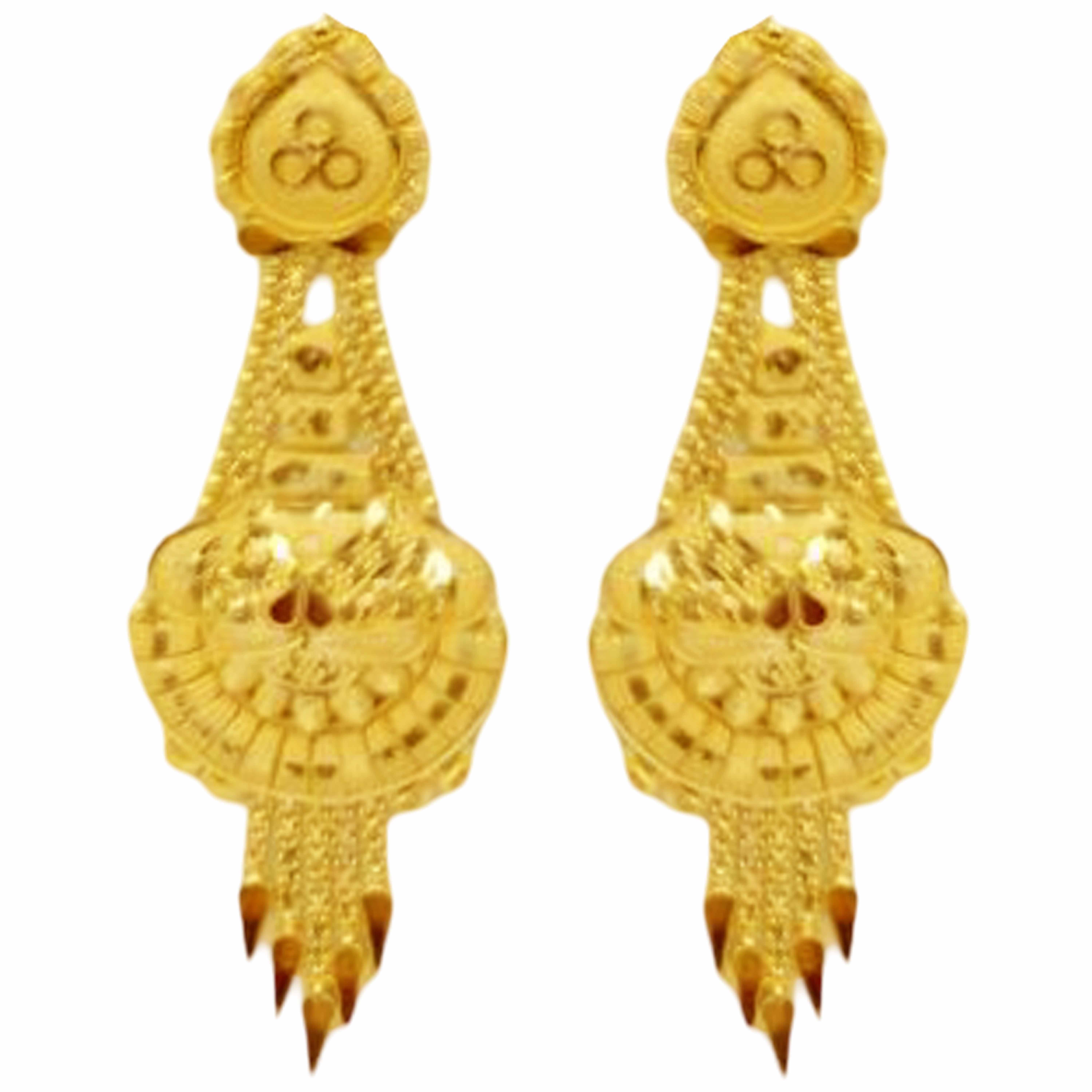 GUINEA 22k GOLD DESIGNER NECKLACE SET