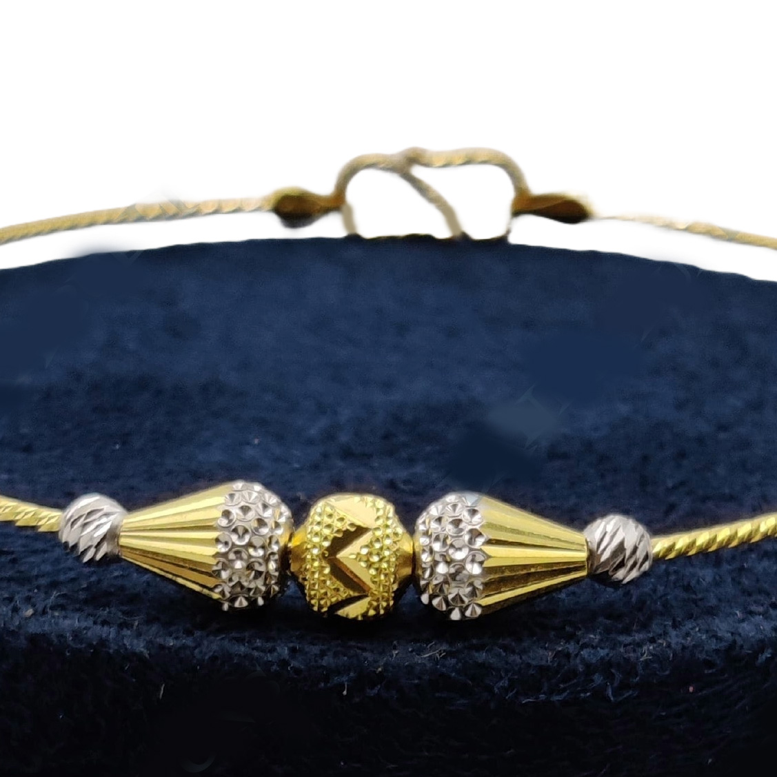 GUINEA 22K FANCY GOLD KADA FOR WOMEN & GIRLS