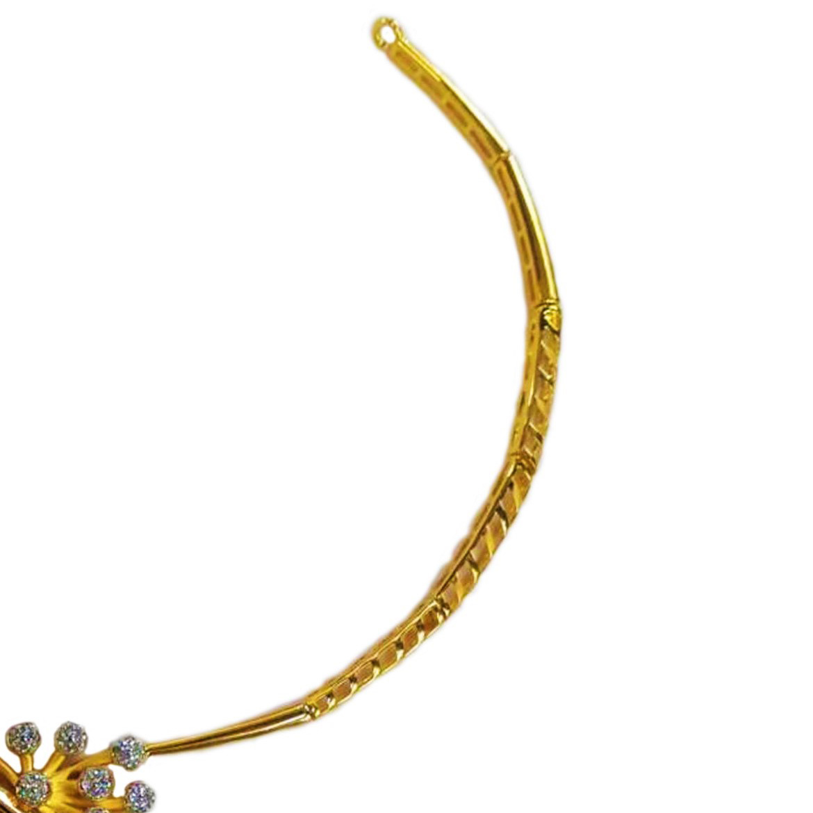 GUINEA 22k GOLD DESIGNER NECKLACE SET