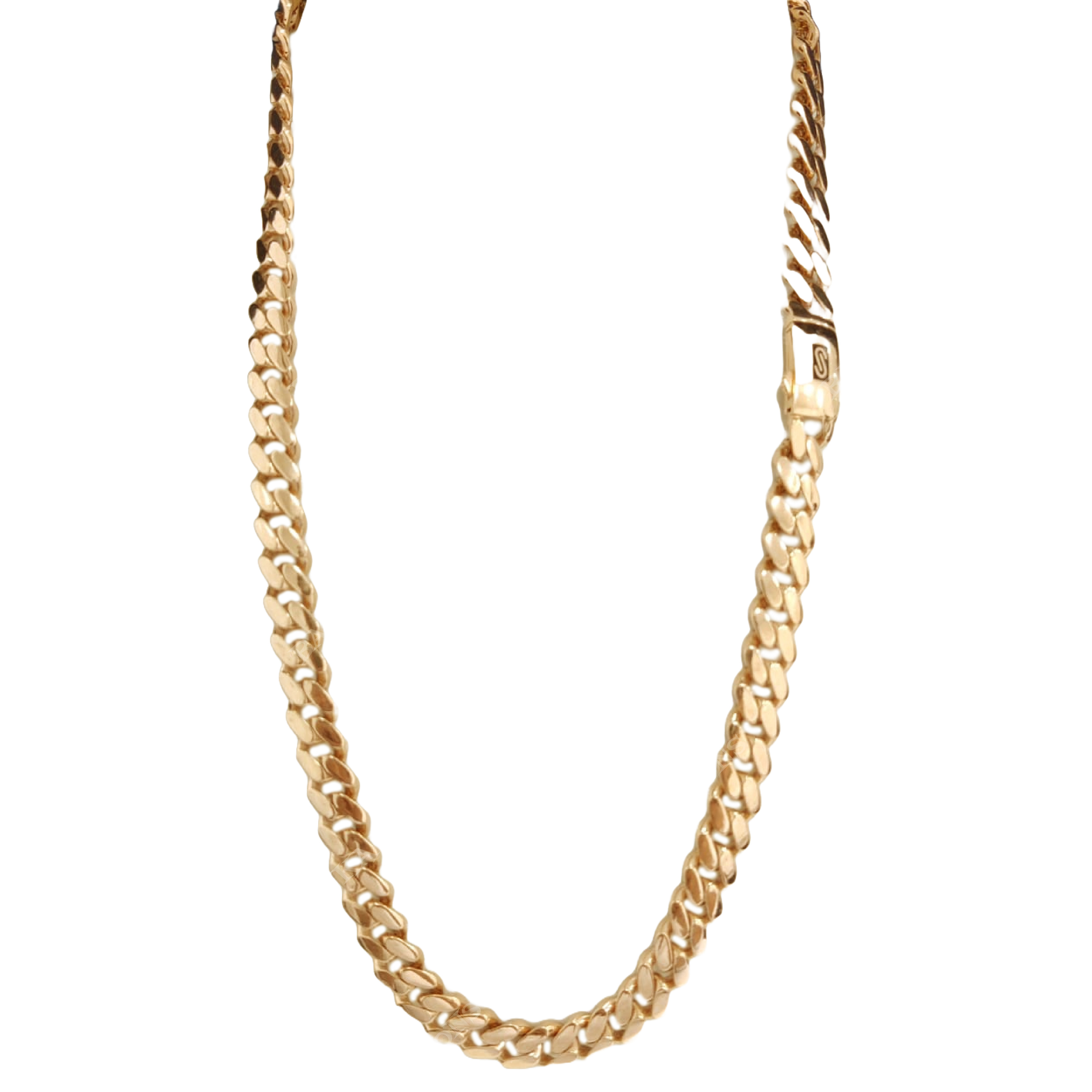 Guinea 18k Gold Men's Cuban Chains