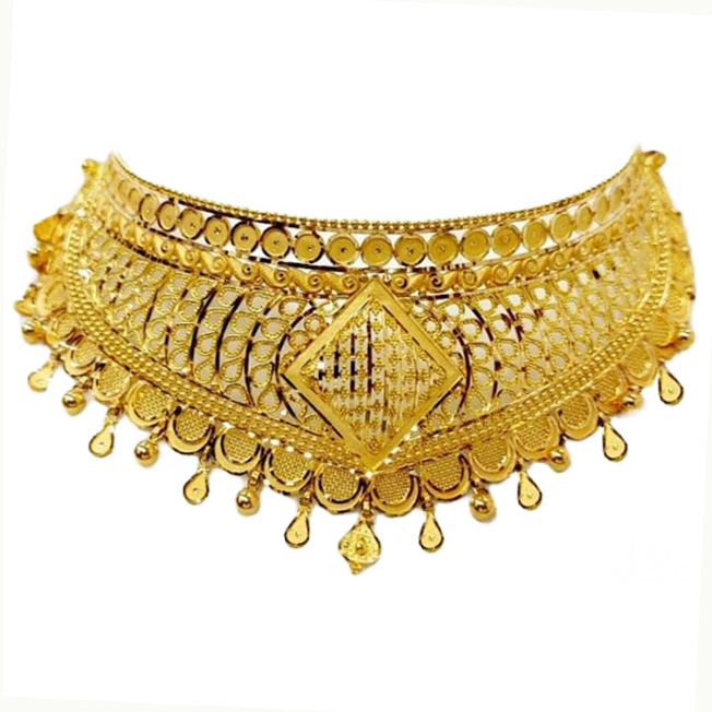 Buy Bridal Set Antique Choker Necklace Jhumka Earrings South Indian Wedding  Kerala Jewelry Ethnic Jewelry Devsena Ruby Emerald Online in India - Etsy