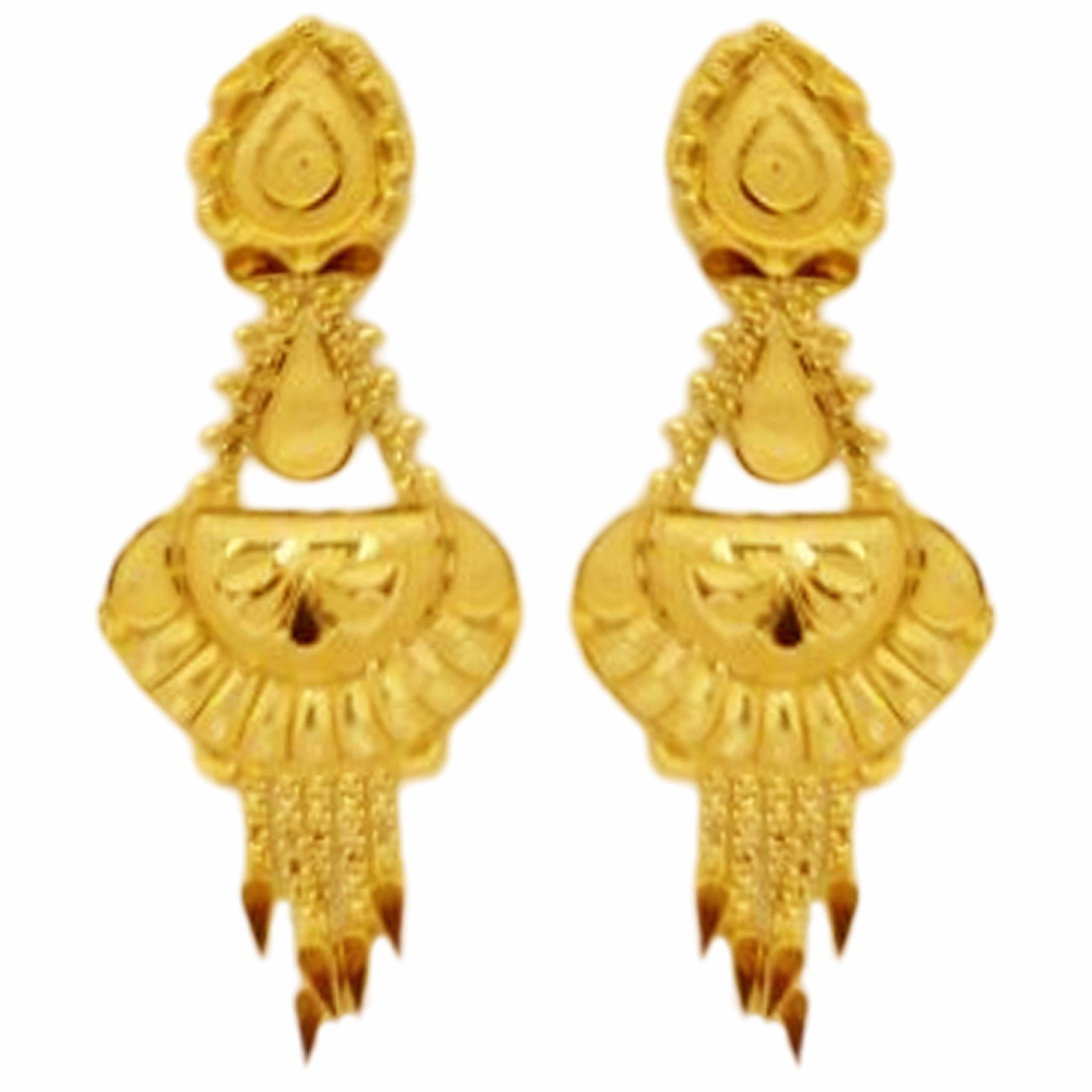 GUINEA 22k GOLD DESIGNER NECKLACE SET