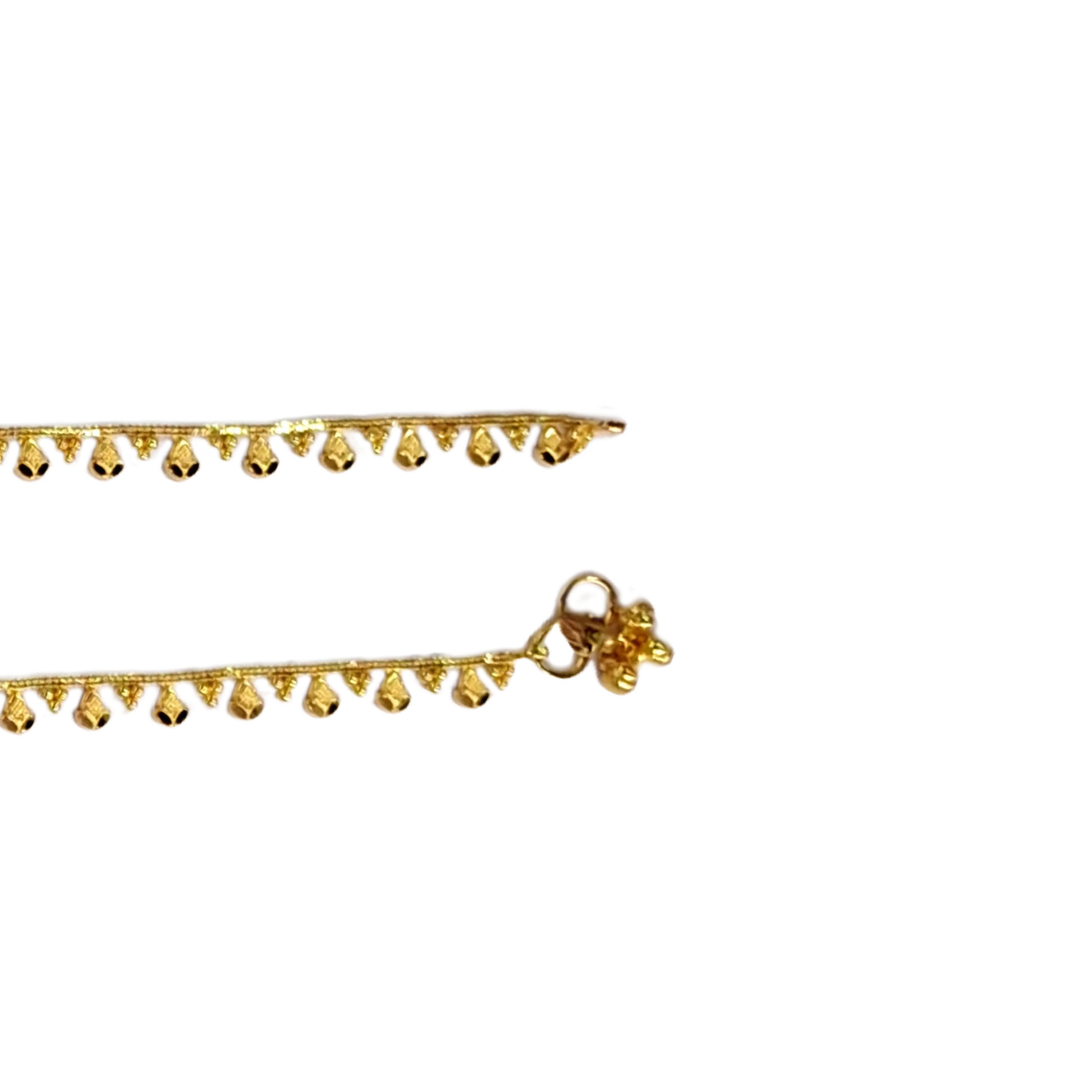 Guniea 22k Gold Payal For Party & Wedding Wear