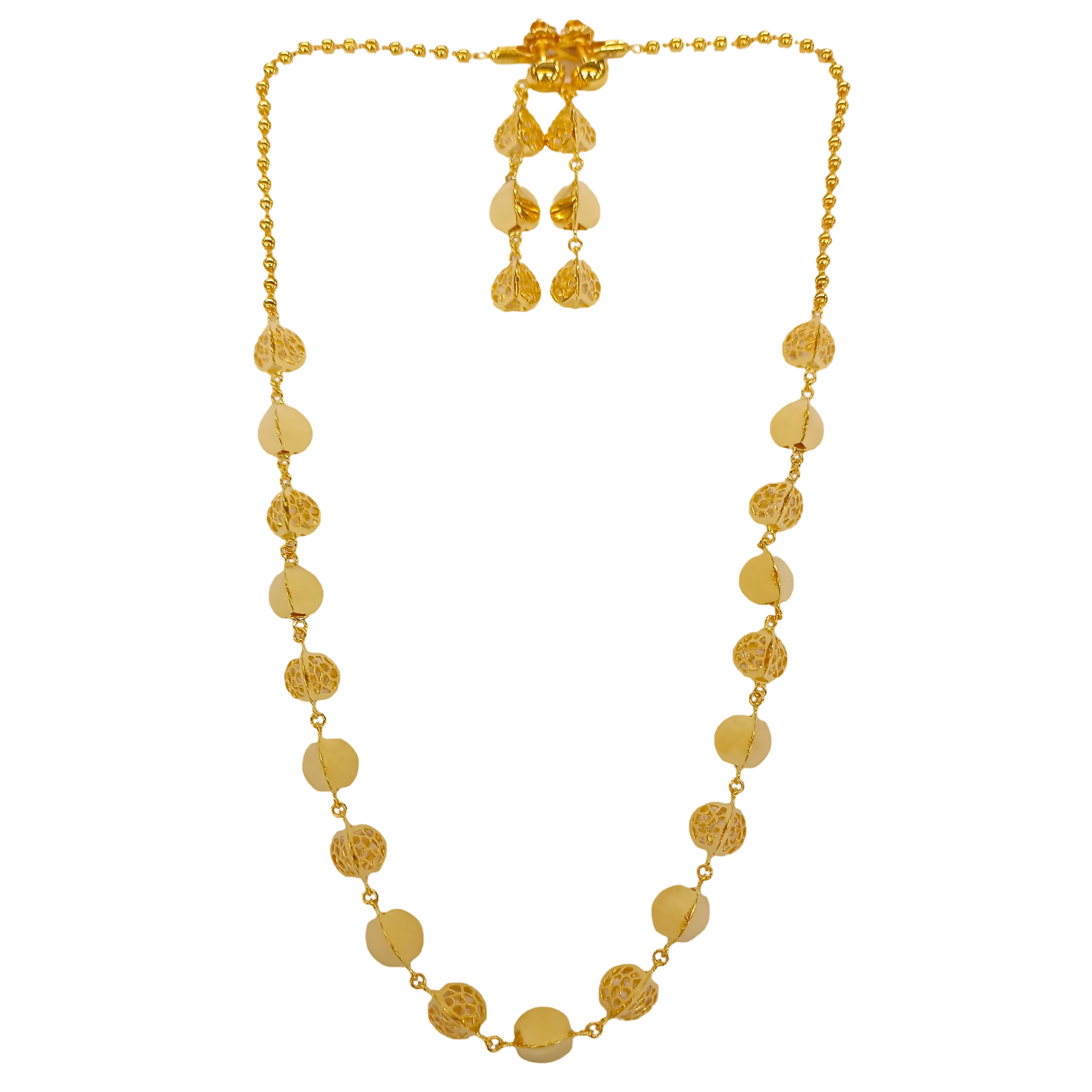 GUINEA GOLD 22K MALA SET