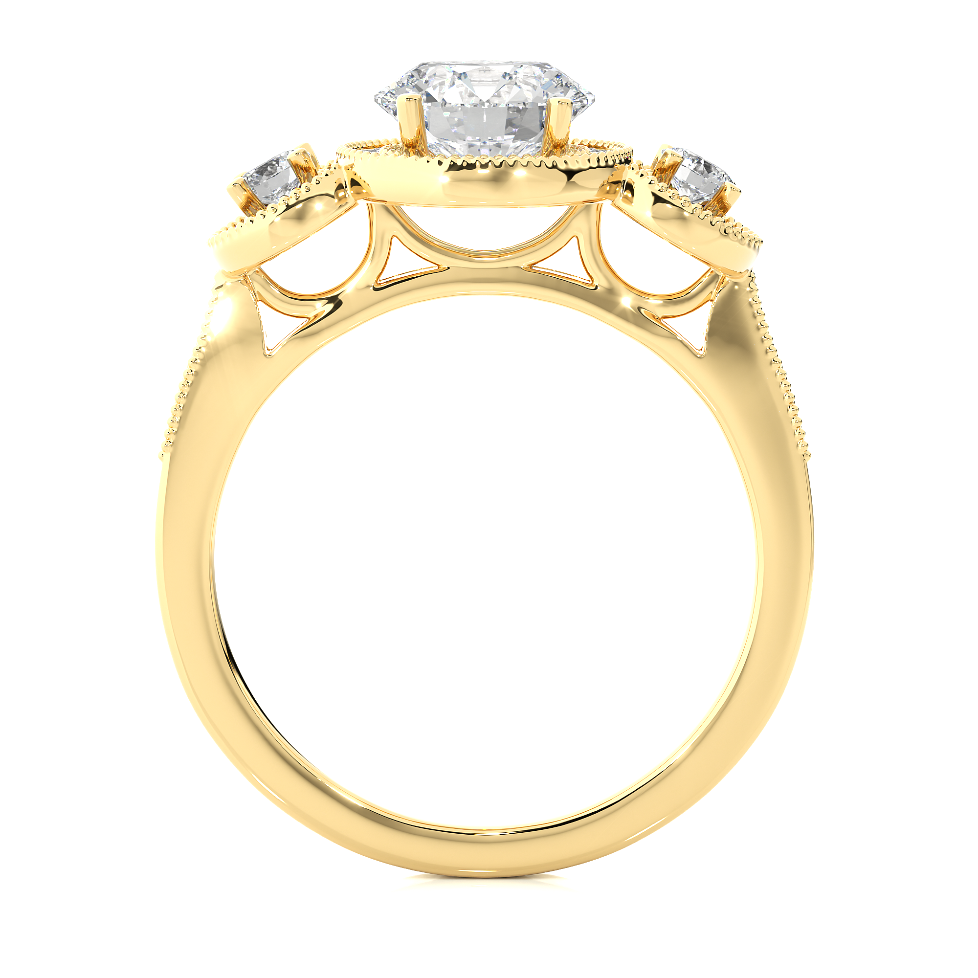 GUINEA DIAMOND RING (YG)