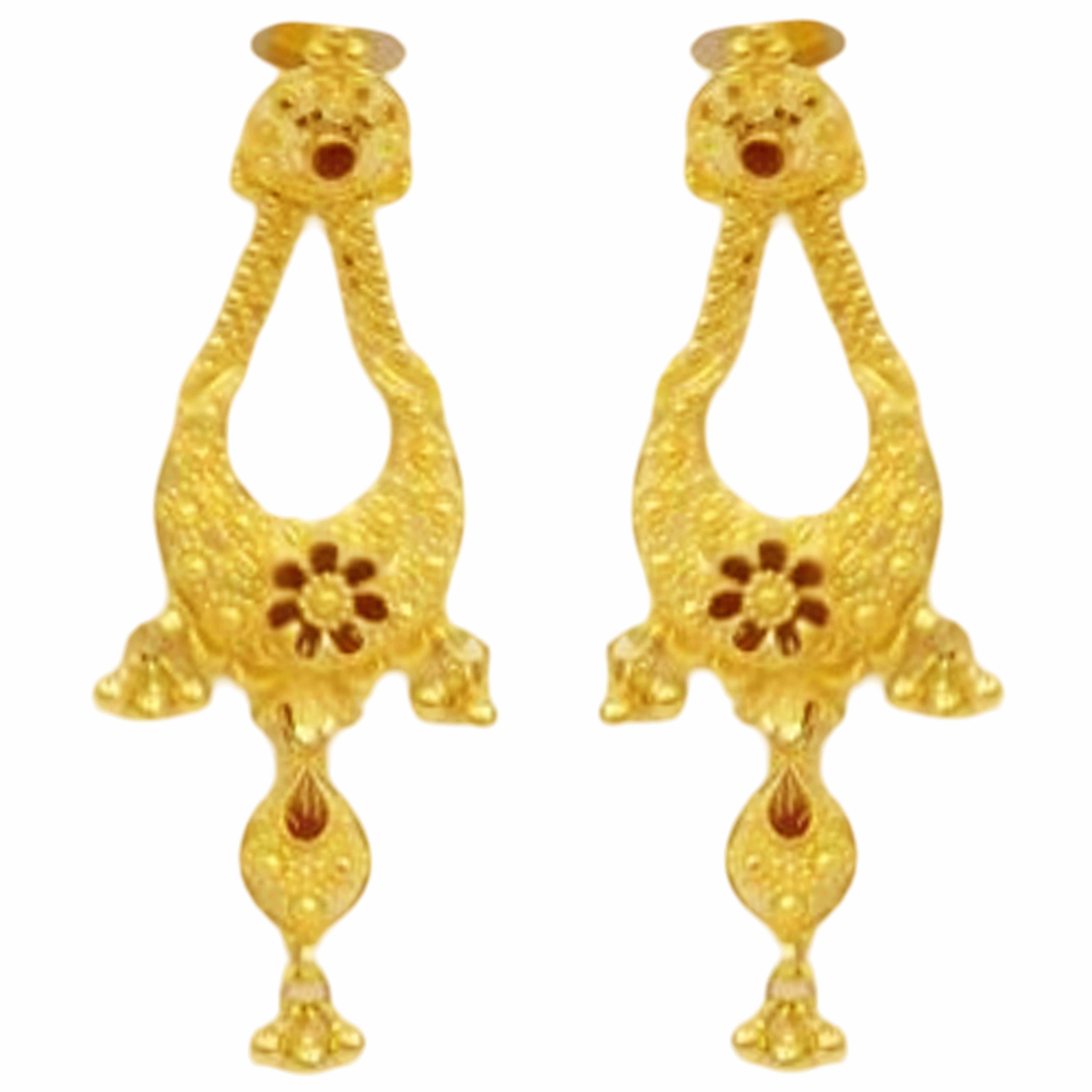 GUINEA 22k GOLD DESIGNER NECKLACE SET