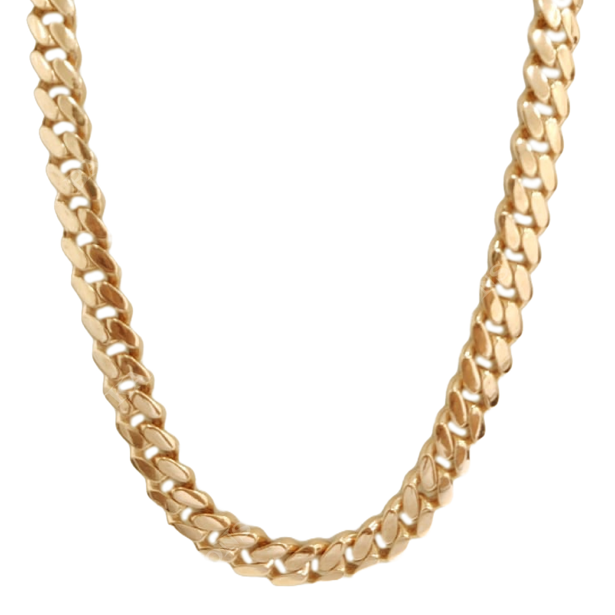 Guinea 18k Gold Men's Cuban Chains