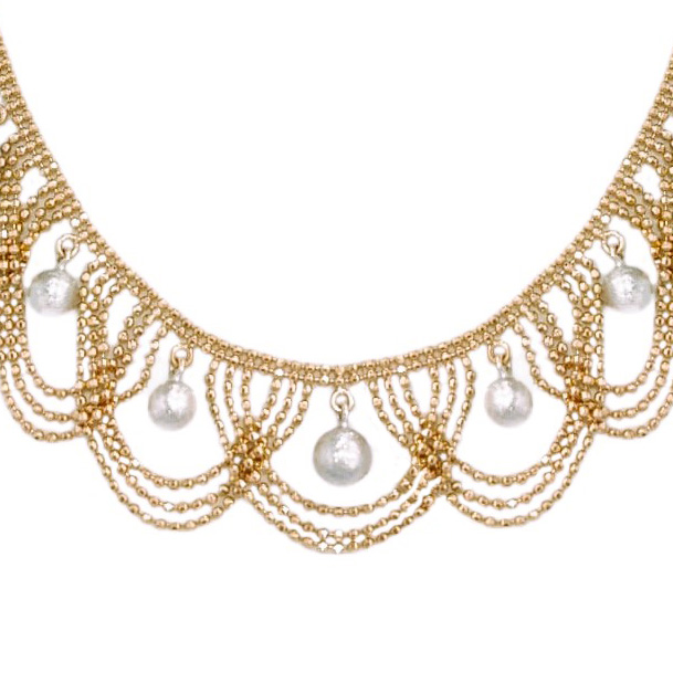 GUINEA 18k GOLD DESIGNER NECKLACE SET