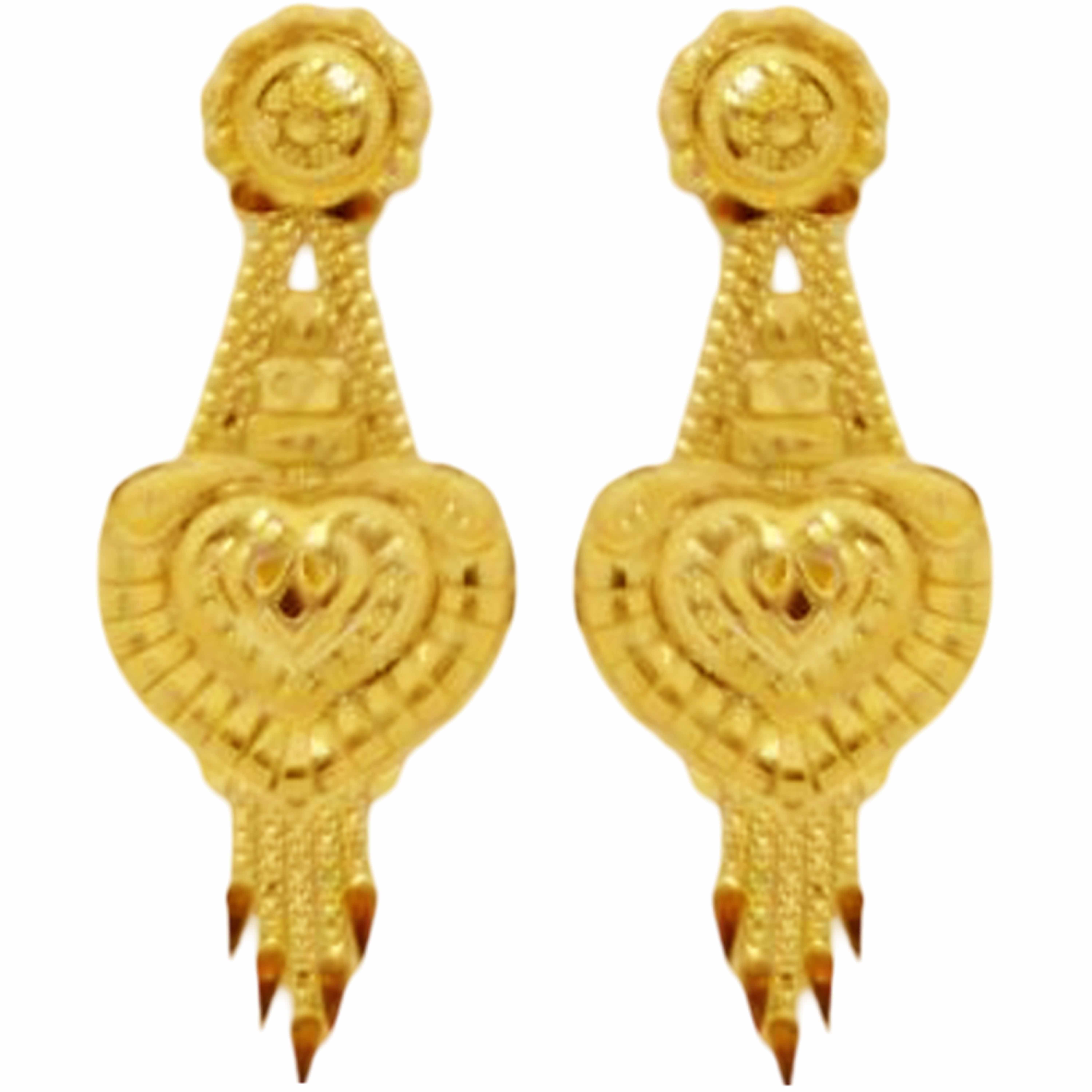 GUINEA 22k GOLD DESIGNER NECKLACE SET