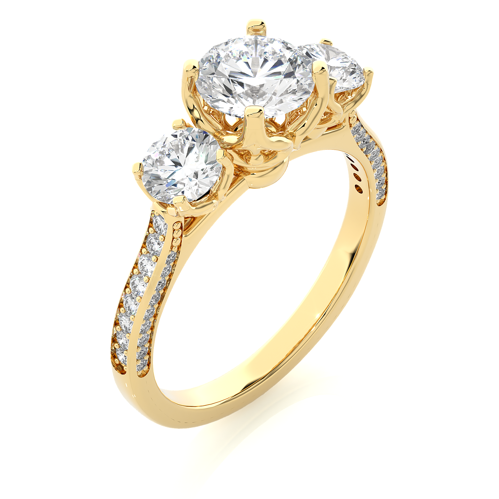 GUINEA DIAMOND RING (YG)