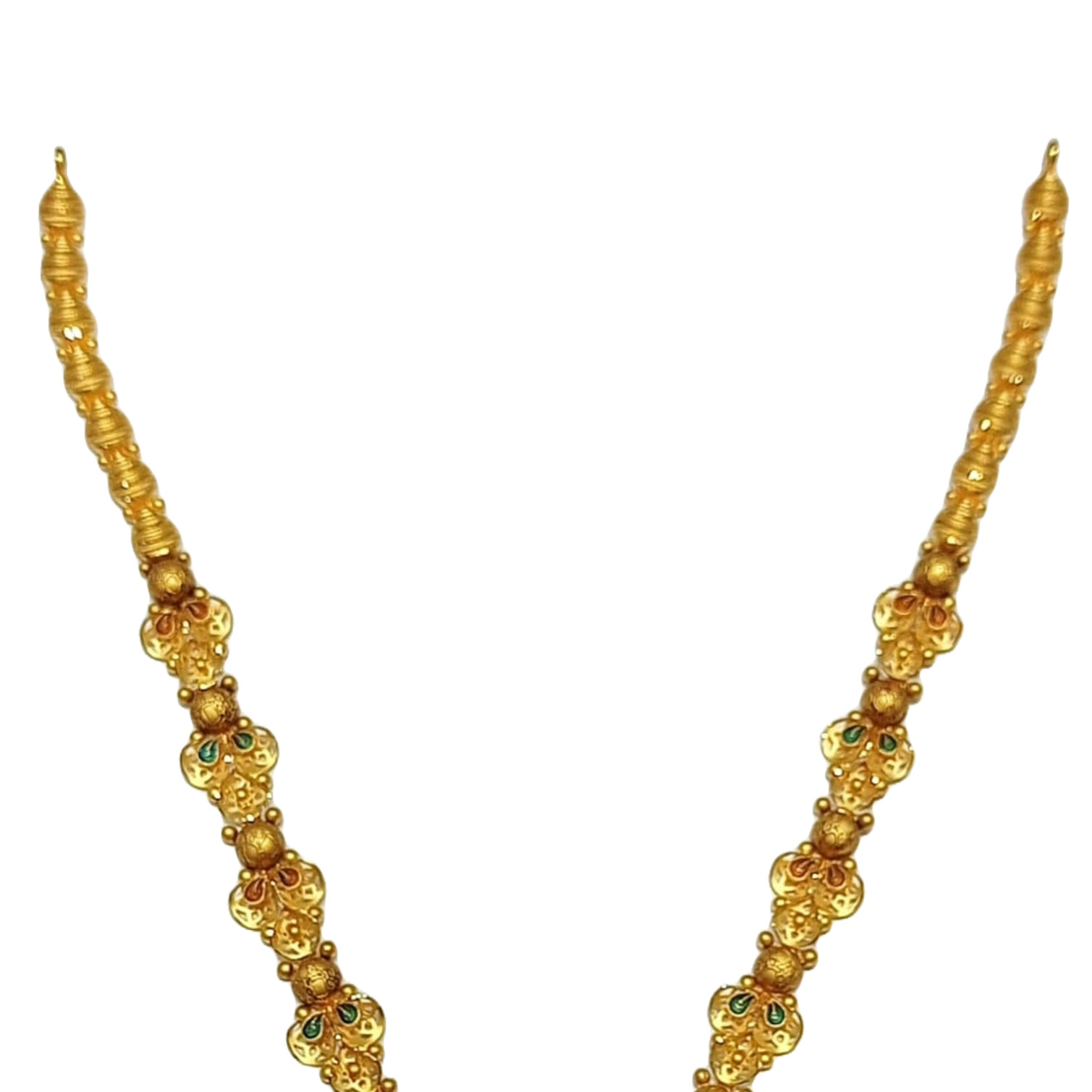 GUINEA 22k GOLD LONG NECKLACE SET