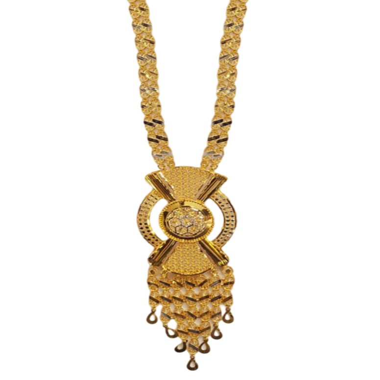 GUINEA 22k GOLD DESIGNER NECKLACE SET