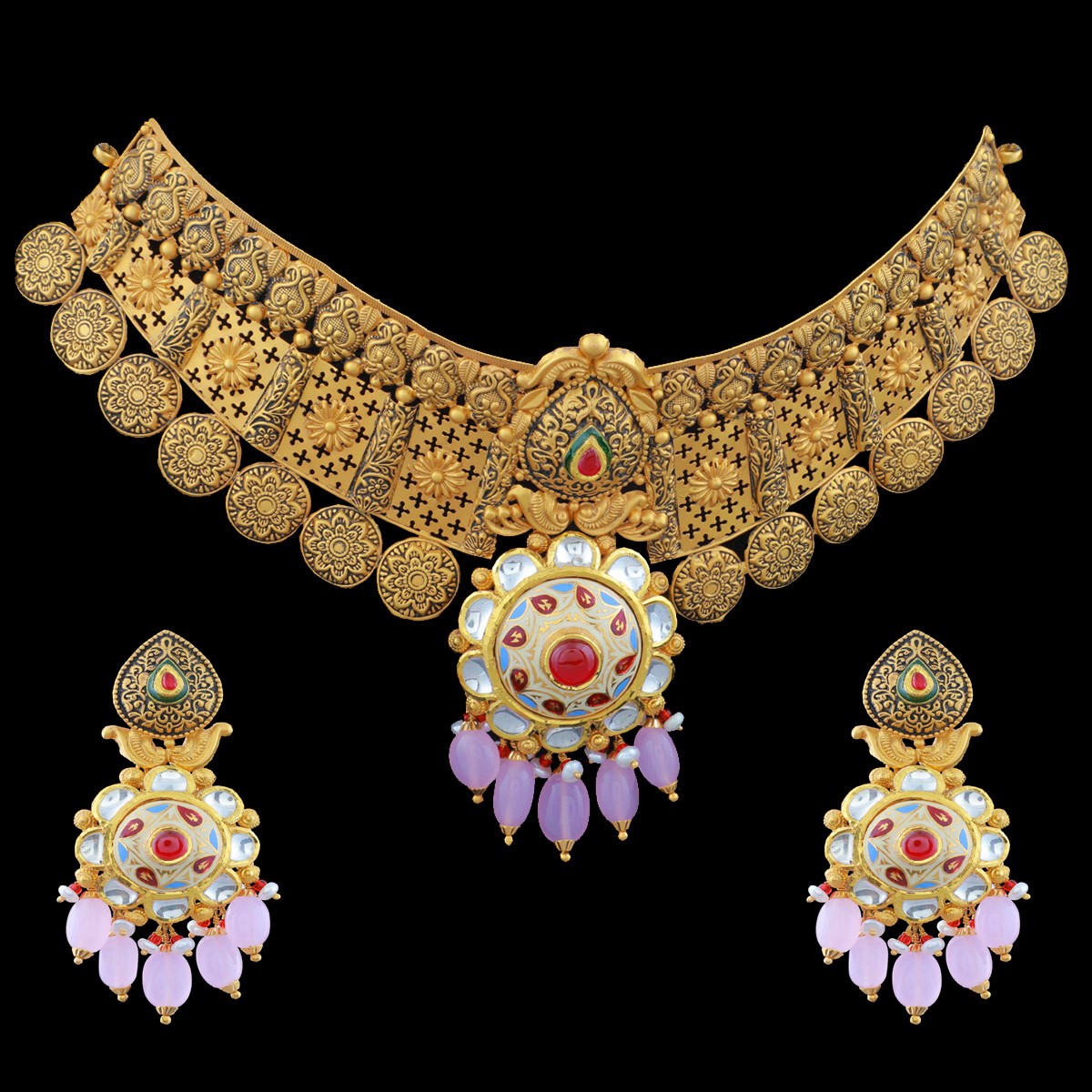 ANTIQUE NECKLACE SET