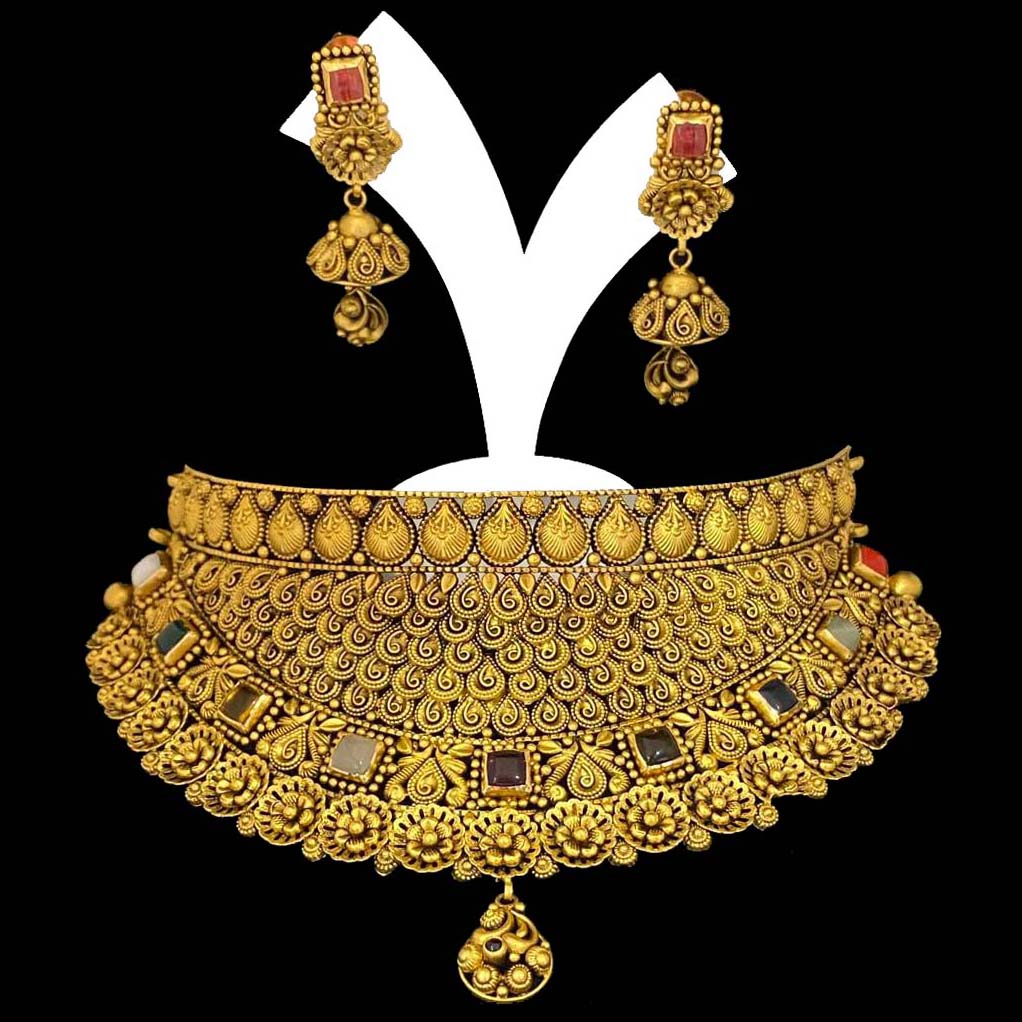 ANTIQUE CHOKER SET