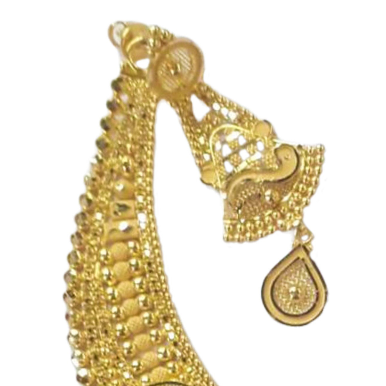 22KT Gold Women Earring-Designer Drops WD13