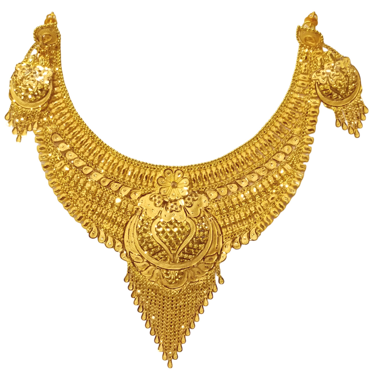 GUINEA 22k GOLD NECKLACE SET