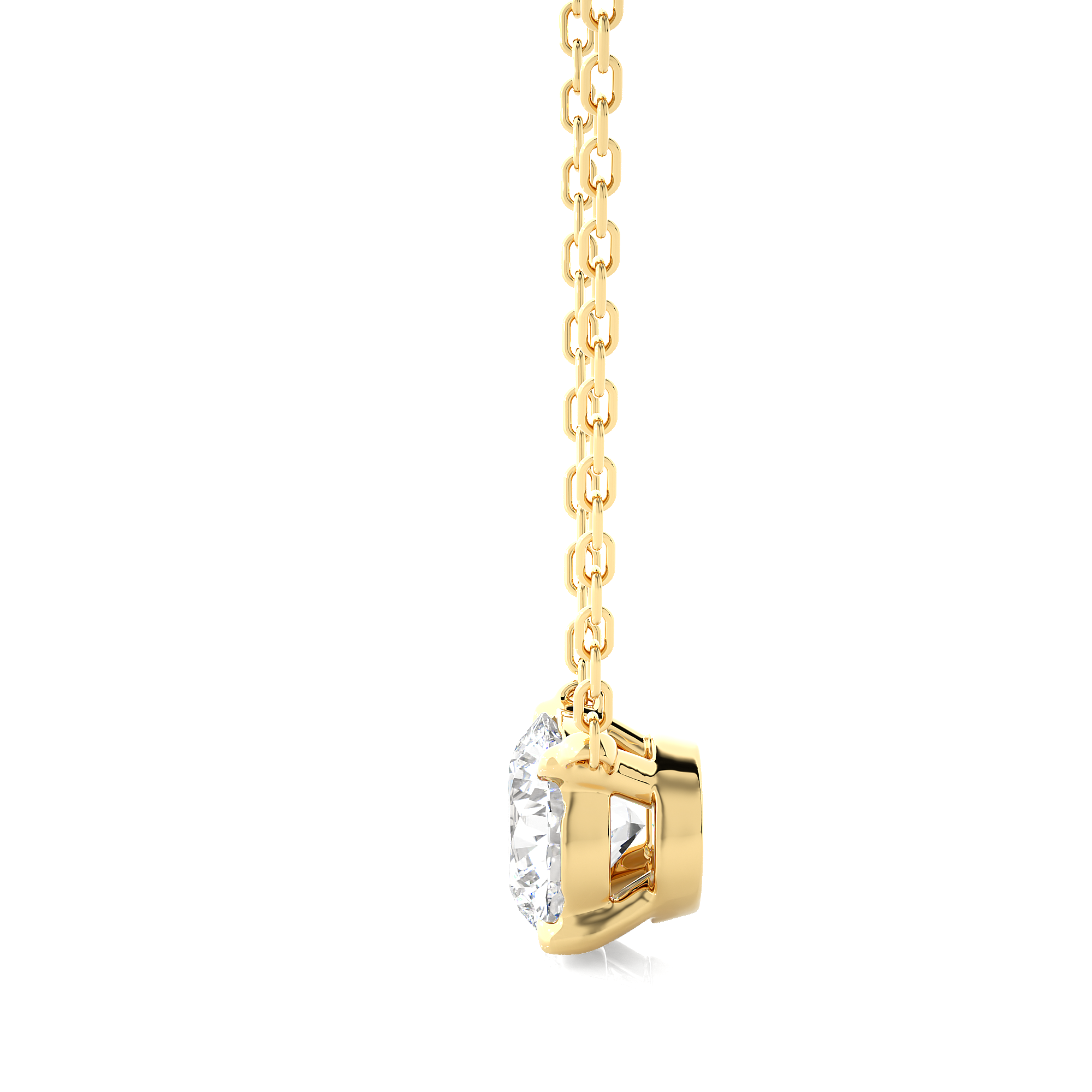 GUINEA DIAMOND PENDANT (YG)