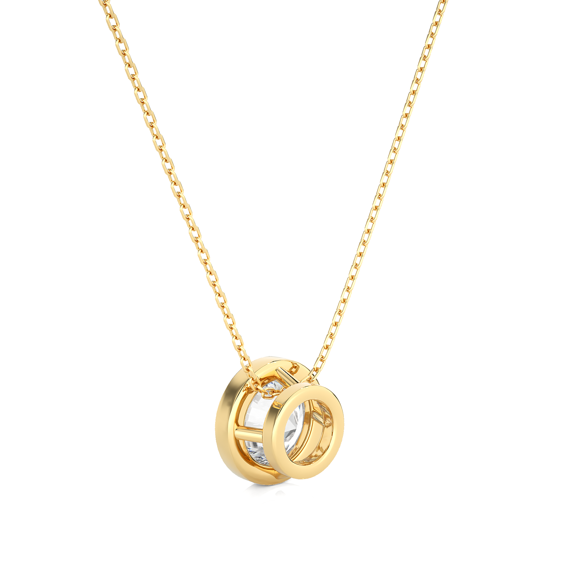 GUINEA DIAMOND PENDANT (YG)