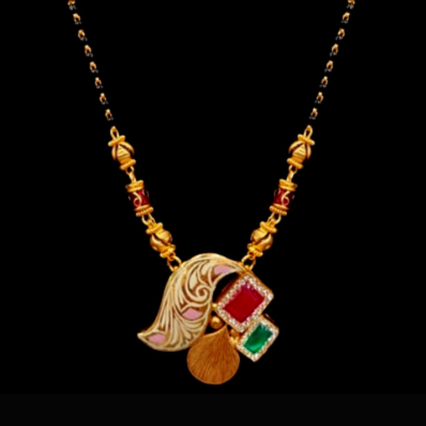 GUINEA 22k GOLD CLASSIC DESIGN LONG NECKLACE